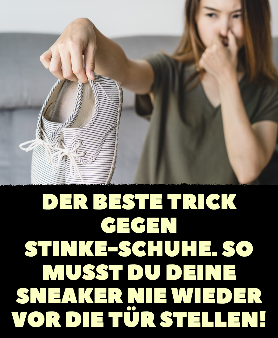 Der beste Trick gegen Stinke-Schuhe. So musst du deine Sneaker nie wieder vor die Tür stellen!