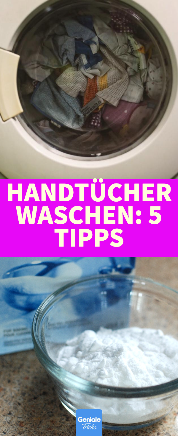 Handtücher waschen: 5 Tipps