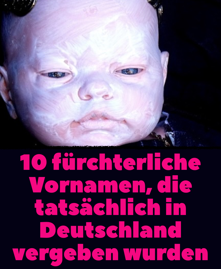 10 lustige Vornamen in Deutschland