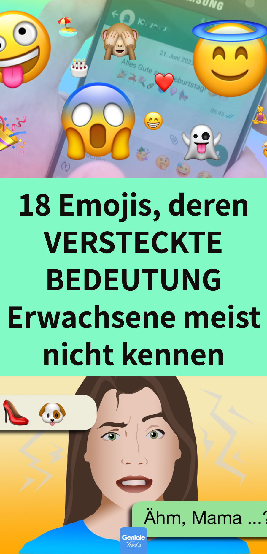Kuriose Bedeutungen von Emojis