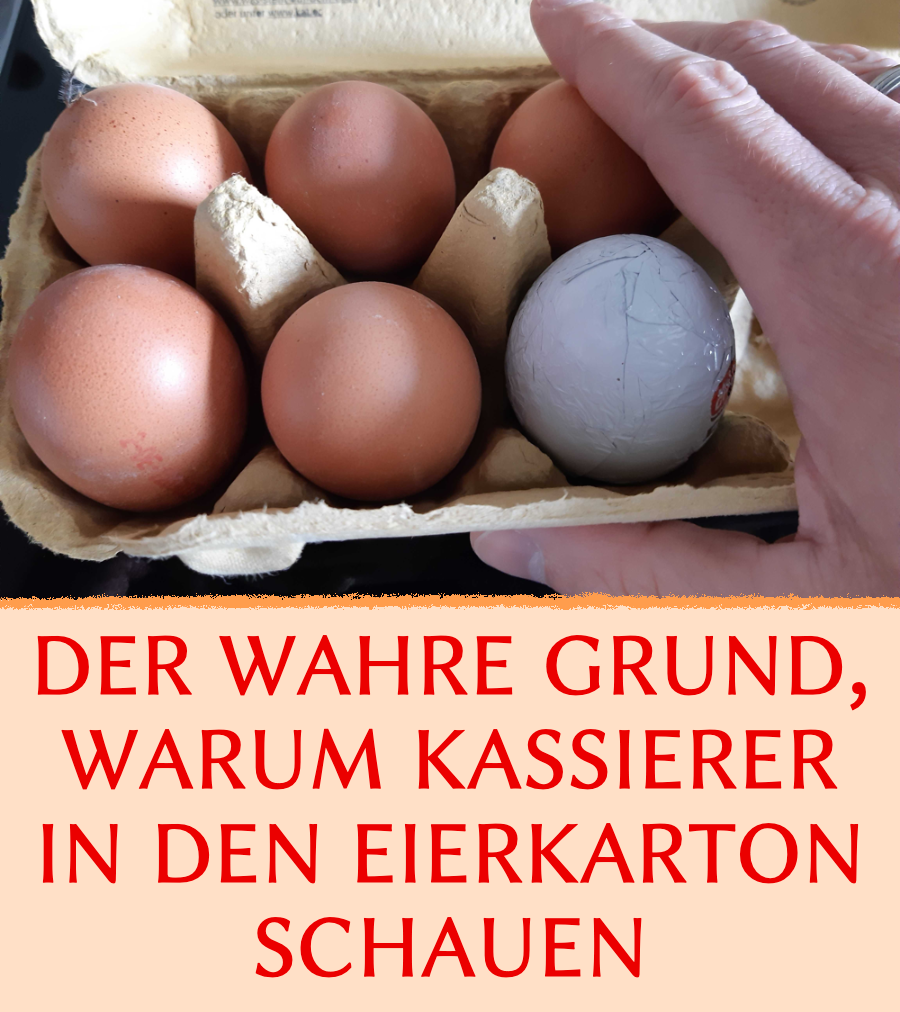 Warum an der Kasse Eierkartons geöffnet werden