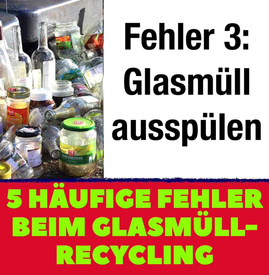 Altglas-Recycling: Was darf nicht in den Container?