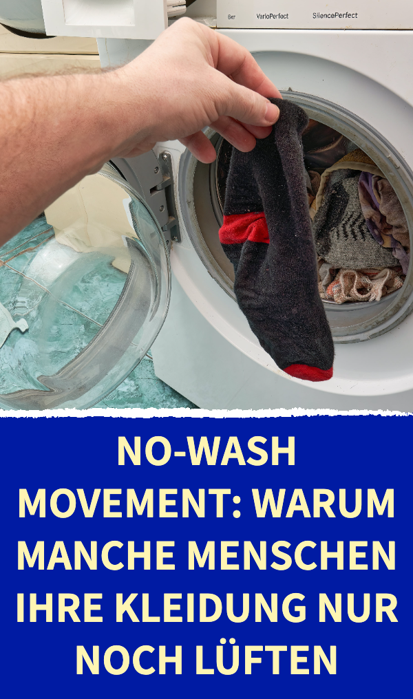 No-wash movement: Warum manche Menschen ihre Kleidung nur noch lüften